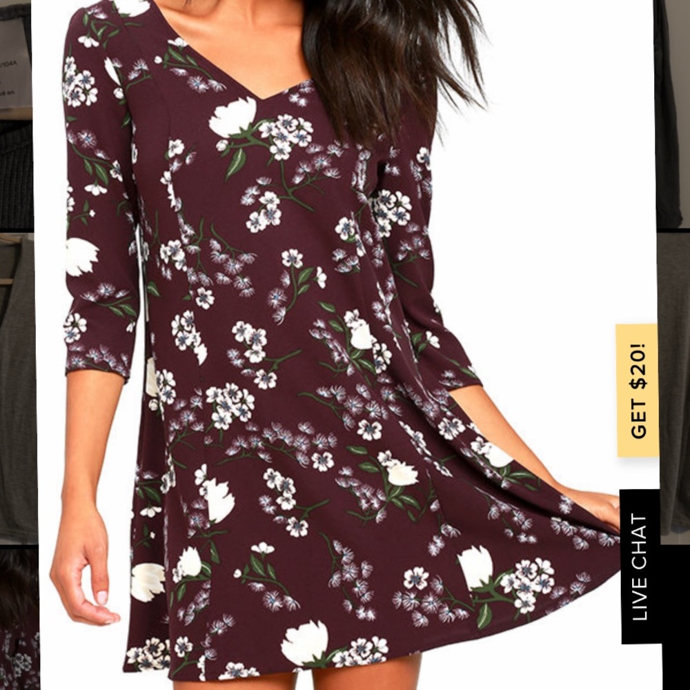 Purple Floral Jack by BB Dakota Dress